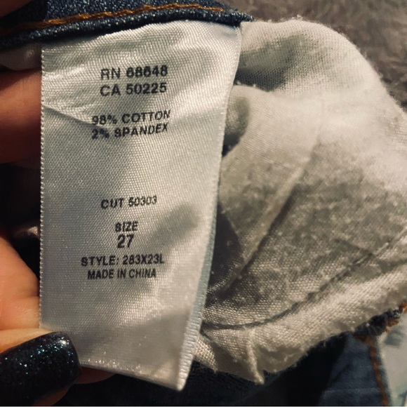 Sexy unique ABS Allen Schwartz Luxury Collection embellished jeans - Picture 9 of 16